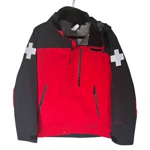 Marmot Gore‑Tex Pro Ski Patrol Jacket – Red/Black, Size L